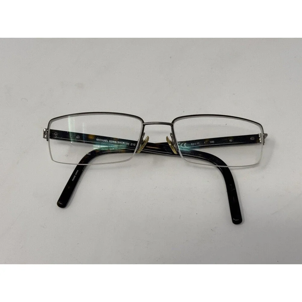 Michael Kors MK333M Eyeglass Frames Only 53-17-140 Tortoise 210 Half Rim